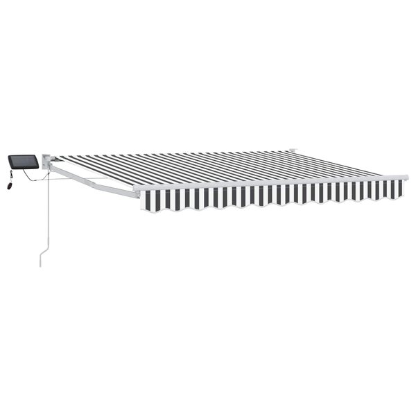 vidaXL Store rétractable manuel avec LEDs 2 5 x 2 m