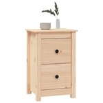 vidaXL Table de chevet 40x35x61 5 cm Bois de pin massif