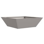 vidaXL Bacs à plantes de jardin   5 Pièces  50x50x15 cm en acier corten.