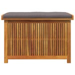 vidaXL Boîte à coussins d'extérieur 90x50x60 5 cm bois massif d'acacia
