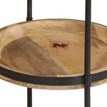 vidaXL Table d'appoint Ø55x83 cm bois de manguier massif