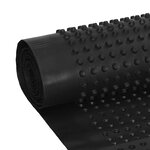 vidaXL Feuille de drainage nervurée 2 Pièces Noir 0 5 x 20 m HDPE