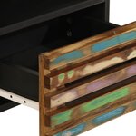 vidaXL Table de chevet 40x34x46 cm bois massif de récupération