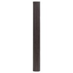 vidaXL Tapis rectangulaire marron foncé 60x100 cm bambou