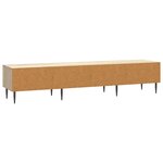 vidaXL Meuble TV Chêne Sonoma 147 x 34 5 x 30 cm Bois d'ingénierie