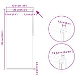 Store enrouleur occultant 120 x 230 cm noir