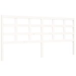 vidaXL Cadre de lit sans matelas blanc 200x200 cm bois massif de pin