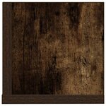vidaXL Étagères murales 2 Pièces chêne fumé 100x16 5x16 5 cm