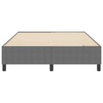 vidaXL Cadre de lit plateforme Gris clair 160 x 200 cm