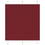 vidaXL Store plissé rouge bordeaux 115x100 cm largeur du tissu 114 4cm