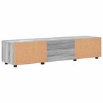 vidaXL Meuble TV Sonoma gris 150 x 39 x 30 cm Bois d'ingénierie