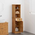 vidaXL Ensemble de mobilier de salle de bain avec tiroir 2 Pièces