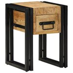 vidaXL Table d'appoint 30 x 30 x 40 cm Bois de mangue massif