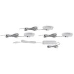 Kit spot LED encastré 3X5 6W acier brossé