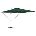 vidaXL Parasol Roma Vert 286 x 284 x 270 cm Aluminium et polyester
