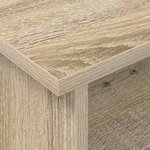 vidaXL Meuble TV Chêne Sonoma 37 x 35 x 35 cm Bois d'ingénierie
