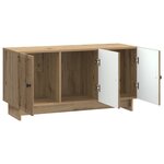 vidaXL Meuble TV 99 x 34 5 x 50 cm Chêne artisanal Bois d'ingénierie
