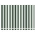 Store rétractable manuel vidaXL Vert et Blanc 450x300 cm