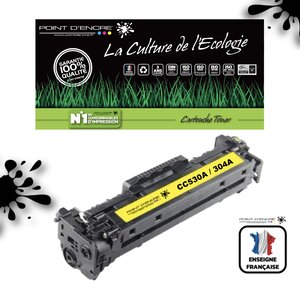 304A / CC530A - JAUNE - Grande capacité