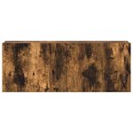 vidaXL Ensemble de meubles TV 3 Pièces Chêne fumé Bois d'ingénierie