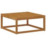 vidaXL Pouf d'Extérieur Naturel 79 x 79 x 37 cm