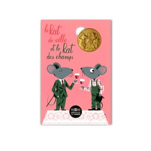 Jean de La Fontaine – 400ème anniversaire Cartelette Fable - Le Rat de ville et le Rat des champs