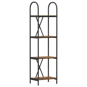 vidaXL Étagère Chêne fumé 40 x 30 x 146 cm Bois d'ingénierie
