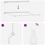 vidaXL Auvent rétractable automatique bordeaux 300x250 cm