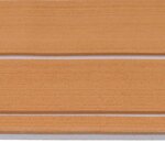 vidaXL Tapis de bateau Rayé Marron et blanc 240 x 60 cm EVA