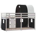 vidaXL Lit superposé sans matelas 90x190 cm bois de pin massif