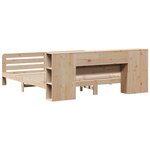 vidaXL Cadre de lit sans matelas 200x200 cm bois massif de pin