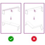 vidaXL Dessus de table bois massif traité bordure assortie