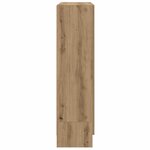 vidaXL Bibliothèque chêne artisanal 82 5x30 5x115 cm bois d'ingénierie