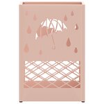 vidaXL Support d'umbrella rose 28x12x41 cm en acier