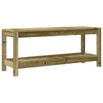 vidaXL Banc de jardin 108x35x45 cm bois de pin imprégné