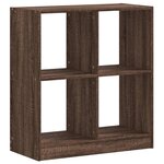 vidaXL Bibliothèque chêne marron 68 5x32x75 cm bois d'ingénierie