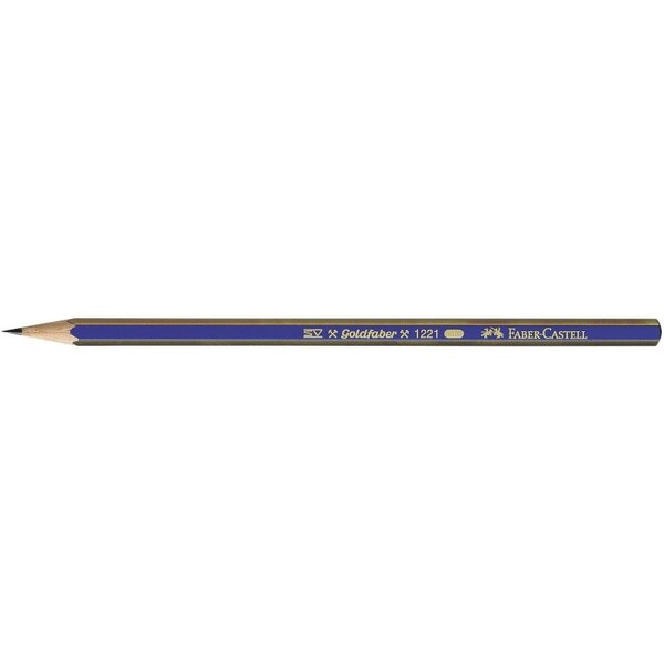 FABER-CASTELL Crayon graphite GOLDFABER  hexagonal  degré de dureté: HB