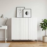 vidaXL Buffet Blanc 89 x 34 5 x 82 cm Bois d'ingénierie