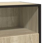 vidaXL Buffet chêne sonoma 68x35x76 cm bois d'ingénierie