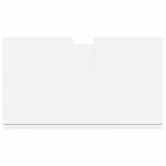 vidaXL Armoire de lavabo de salle de bain TULUM Blanc 60 x 34 x 63 cm