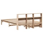 vidaXL Lit bibliothèque sans matelas 120x190 cm bois de pin massif
