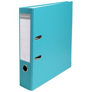 Classeur à levier polypropylène dos de 80mm vert clair x 20 EXACOMPTA
