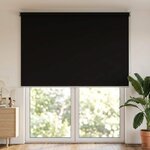 vidaXL Store enrouleur Protection UV Noir 180 x 230 cm Polyester