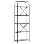 vidaXL Étagère Gris Sonoma 60 x 30 x 183 cm Bois d'ingénierie