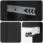 vidaXL Cabinet de chevet mural Noir 49 x 34 5 x 20 cm