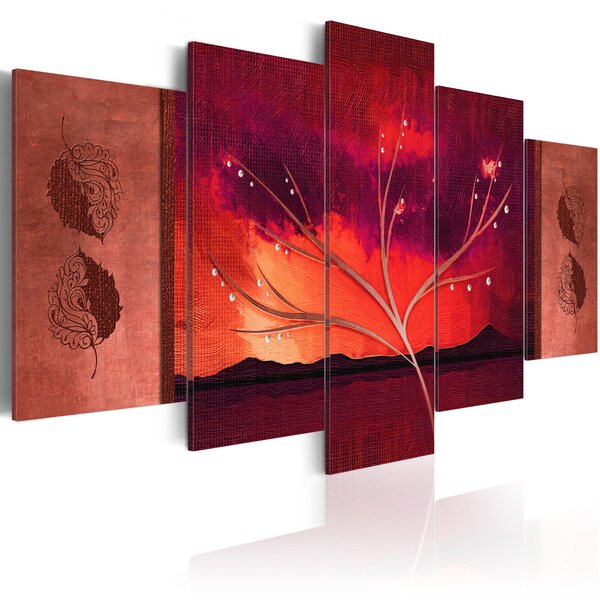 Tableau - carmine autumn l x h en cm 100x50