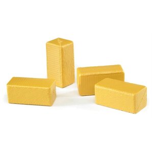 Bruder 02342 - Ballots de paille parallélépipédiques. Set de 4 pièces.