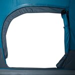 vidaXL Tente de camping à dôme 4 personnes bleu imperméable
