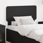 vidaXL Tête de lit avec tête de lit Chêne noir 90 cm Bois d'ingénierie