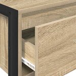 vidaXL Table d'appoint Sonoma 100 x 36 x 75 cm Bois d'ingénierie